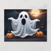 Funny Halloween geest Briefkaart (Voorkant)