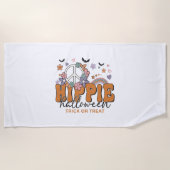 Funny Halloween gezegde Hippie Halloween Strandlaken (Voorkant)