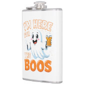 Funny Halloween Ghost Design - "I'm Here for the B Heupfles (Links)