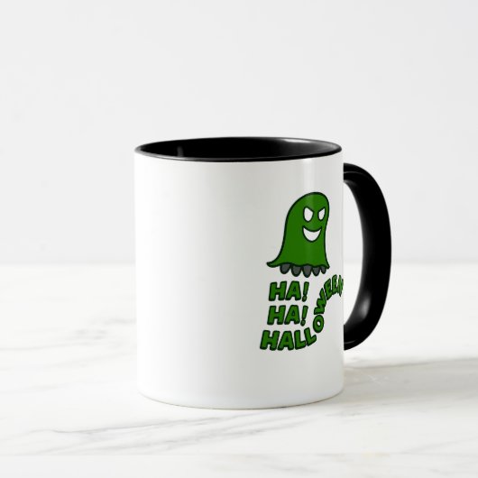 Funny Halloween Ghost Mug Mok (Voorkant rechts)