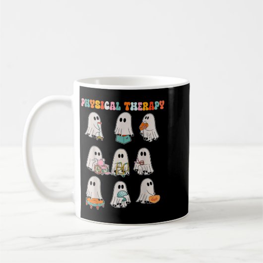 Funny Halloween Ghost Physical Therapy Pt Physical Koffiemok (Links)