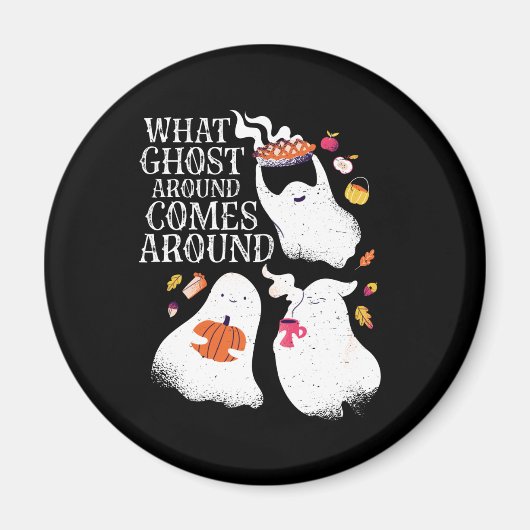 Funny Halloween Ghost Pun Boo Dinner Party Magneet (Voorkant)