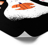 Funny Halloween Ghost Pun Boo Dinner Party Poster (Hoek)