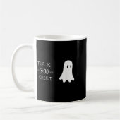 Funny Halloween Ghost This Is Boo Sheet  Koffiemok (Links)