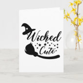 Funny Halloween Gifts - Slecht Schattige Kaart (Gele Bloem)