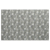 Funny Halloween Gravestone Gravestone Grey Stof (Yard (91,4 cm))