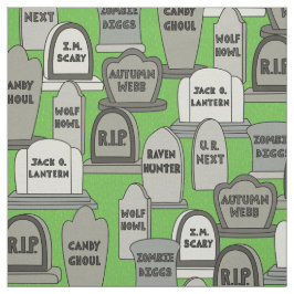 Funny Halloween Gravestone Stof