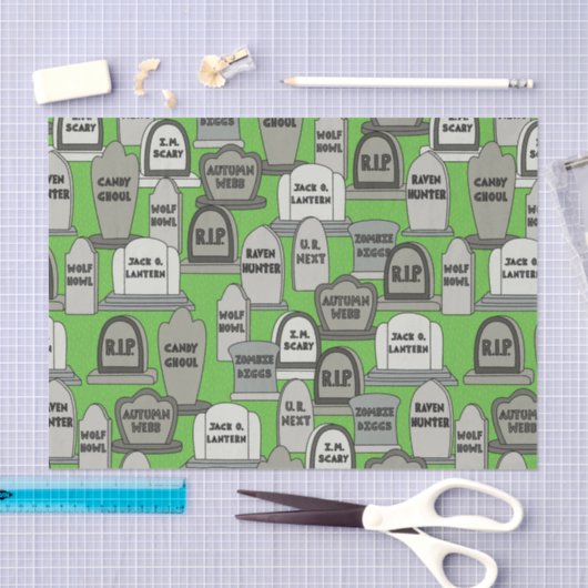 Funny Halloween Gravestone Tissuepapier (Craft)