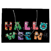 Funny Halloween Groot Cadeauzakje (Achterkant)