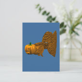 Funny Halloween Guppy Briefkaart (Staand voorkant)