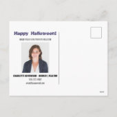 Funny Halloween Haunted House Real Estate Feestdagenkaart (Achterkant)