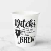 Funny halloween heks drankje papieren bekers (Voorkant)