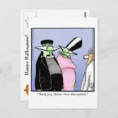 Funny Halloween Humor Briefkaart (Voorkant / Achterkant)