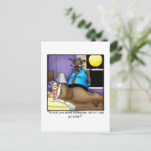 Funny Halloween Humor Briefkaart (Staand voorkant)