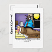 Funny Halloween Humor Briefkaart (Voorkant / Achterkant)