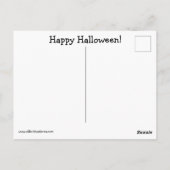 Funny Halloween Humor Briefkaart (Achterkant)