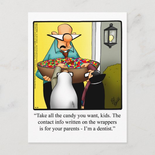 Funny Halloween Humor Briefkaart (Voorkant)