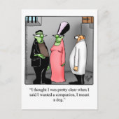 Funny Halloween Humor Briefkaart (Voorkant)