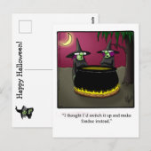 Funny Halloween Humor Briefkaart (Voorkant / Achterkant)