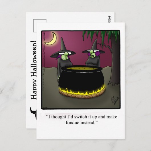 Funny Halloween Humor Briefkaart (Voorkant / Achterkant)