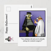 Funny Halloween Humor Briefkaart (Voorkant / Achterkant)