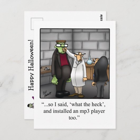 Funny Halloween Humor Briefkaart (Voorkant / Achterkant)