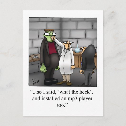 Funny Halloween Humor Briefkaart (Voorkant)