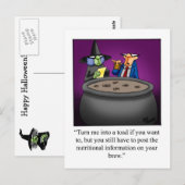 Funny Halloween Humor Briefkaart (Voorkant / Achterkant)
