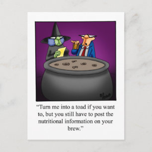 Funny Halloween Humor Briefkaart