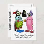 Funny Halloween Humor Briefkaart (Voorkant / Achterkant)