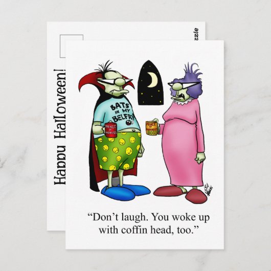 Funny Halloween Humor Briefkaart (Voorkant / Achterkant)