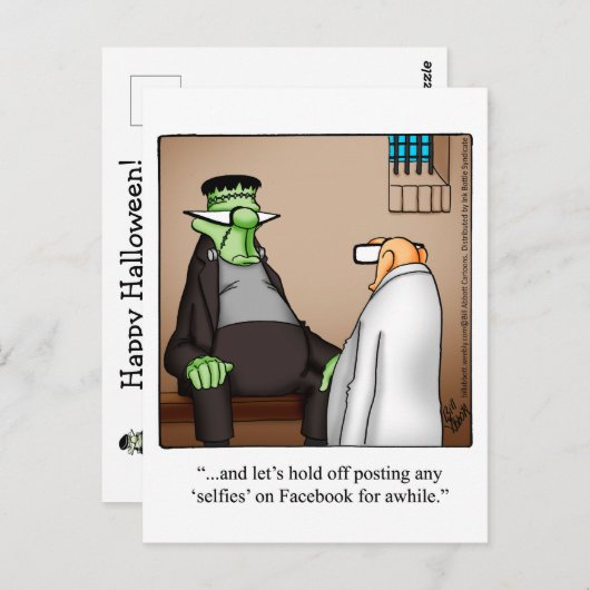 Funny Halloween Humor Briefkaart (Voorkant / Achterkant)