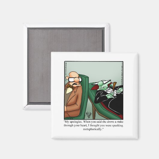 Funny Halloween Humor Magnet (Voorkant / Achterkant)