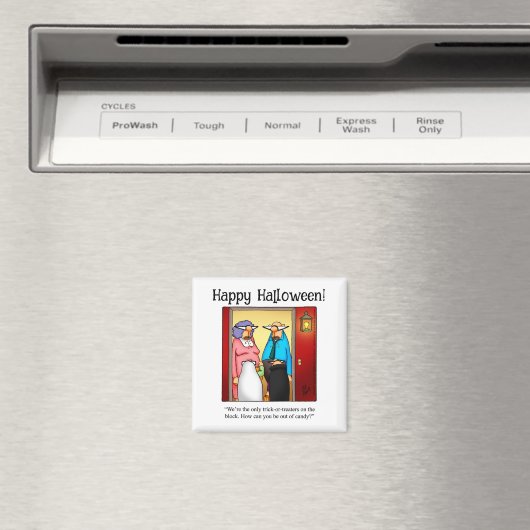 Funny Halloween Humor Magnet (Insitu (Vaatwasser))