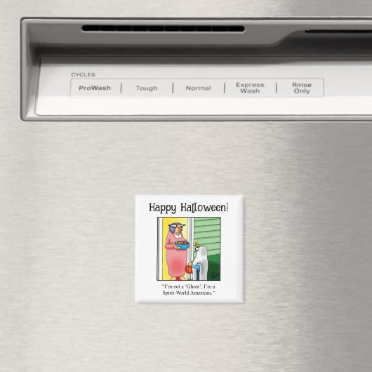 Funny Halloween Humor Magnet (Insitu (Vaatwasser))