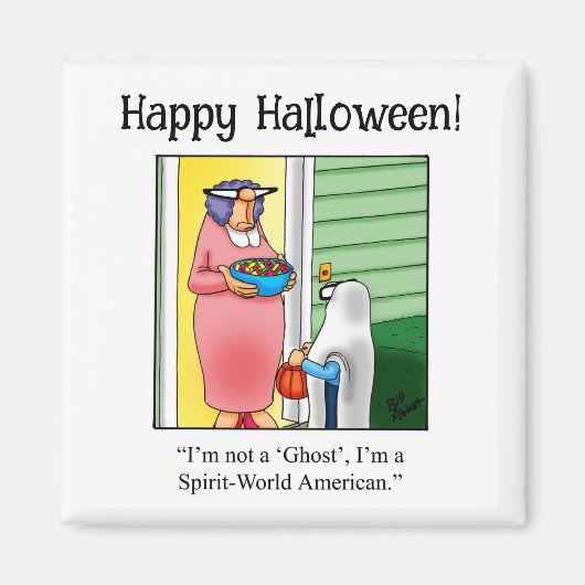 Funny Halloween Humor Magnet (Voorkant)