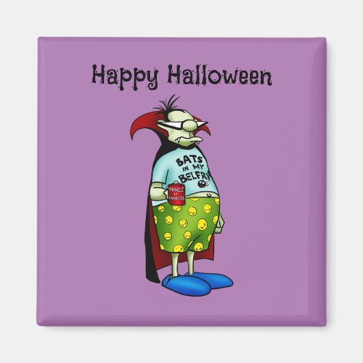 Funny Halloween Humor Magnet Favor (Voorkant)