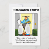 Funny Halloween Humor Party Kaart (Voorkant)