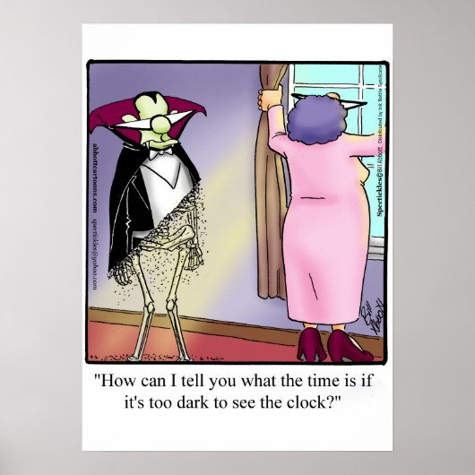 Funny Halloween Humor Poster (Voorkant)