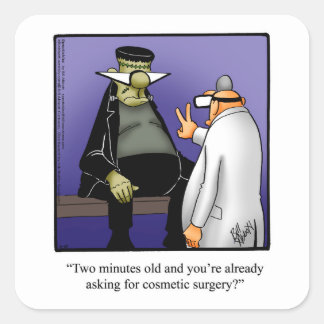 Funny Halloween Humor Sticker
