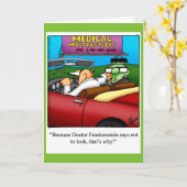 Funny Halloween Humor Wenskaart Kaart (Gele Bloem)