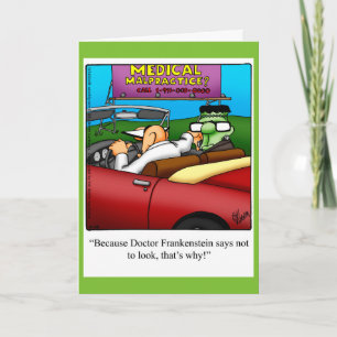 Funny Halloween Humor Wenskaart Kaart