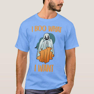 Funny halloween I Boo, wat ik wil dat Spooky-spook T-shirt