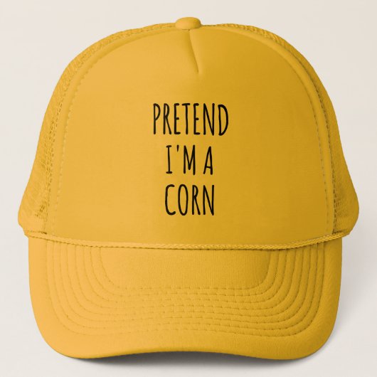 Funny Halloween - Ik ben een Corn. Trucker Pet (Voorkant)