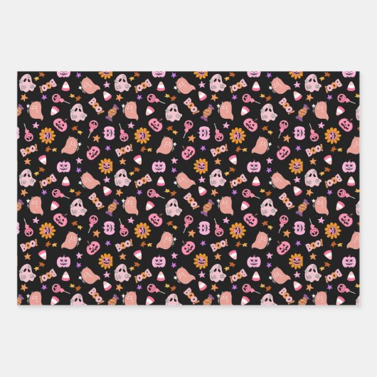 Funny Halloween Inpakpapier Vel (Voorkant 3)