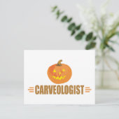 Funny Halloween Jack-O-Lantern Lover Briefkaart (Staand voorkant)