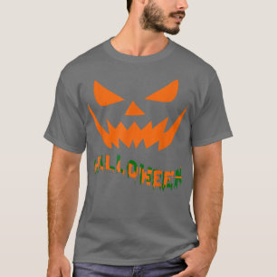 Funny Halloween Jack O' Lantern Pumpkin leuk gezic T-shirt