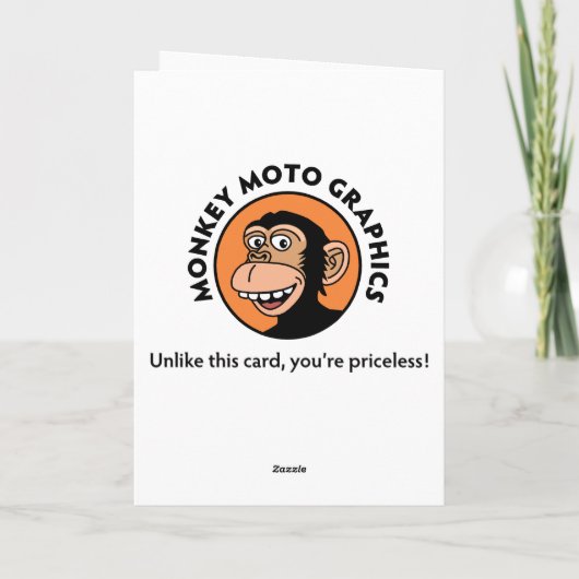 Funny Halloween Kaart (Achterkant)