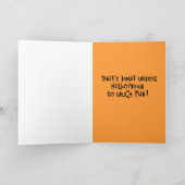 Funny Halloween Kaart (Binnen)