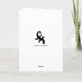 Funny Halloween Kaart (Achterkant)